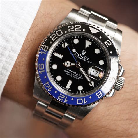 used batman rolex|rolex gmt batman for sale.